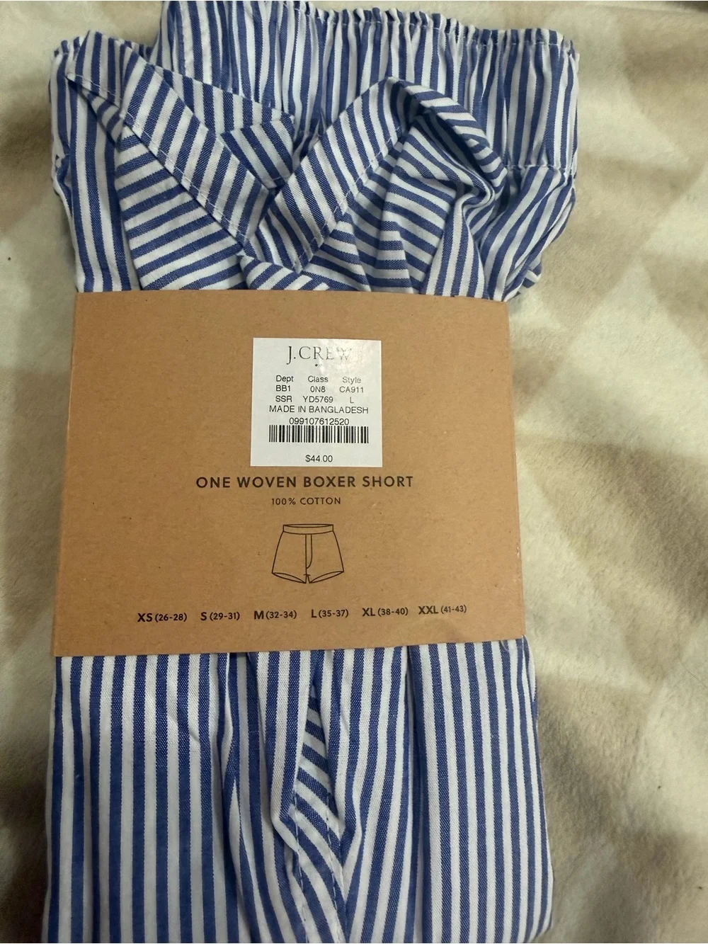J crew woven boxers